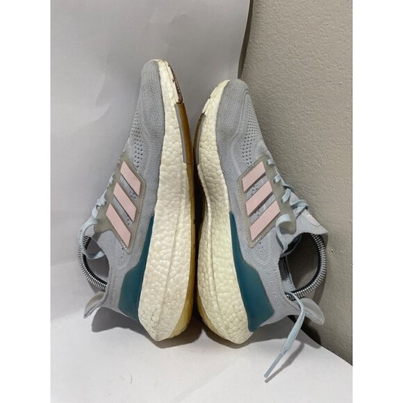 Adidas ultra boost  21 WOMENS RUNNING Athletic Sneakers blue Pink SIZE 8.5 - Picture 3 of 5